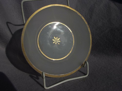 Teller sternschliff vergoldet - sternschliff,