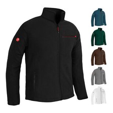 ACE Herren-Fleece-Jacke - warme Outdoor-Jacke ohne Kapuze Männer Reißverschluss