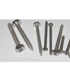 Blechschrauben DIN 7981 TX Edelstahl VA Linsenkopf 2,2mm-2,9 bis 4,8-5,5-6,3mm