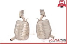 06-09 Mercedes W211 E550 AMG Auspuff Schalldämpfer Spitzen Montage Set Von 2 OEM