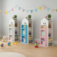Neo Hausform 360° drehbar Kinder Kinder Kinder Freistehendes Bücherregal Bücherregal