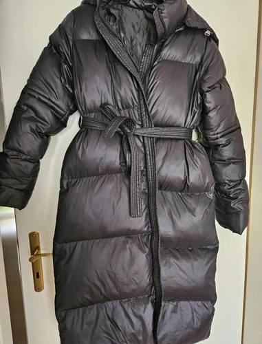 Damen langer steppmantel - langer,