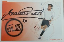 🇮🇹 Francesco Totti – Nike OLE – Autogrammkarte ✨