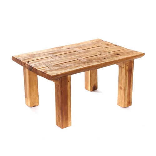Teak beistelltisch grain - beistelltisch, 60