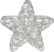 3-D LED Stern Ø 60cm Silber