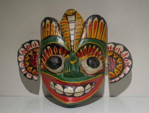 Holz maske sri lanka naga - maske,