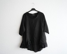 Schwarze Bluse aus Baumwolle