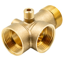 5-Wege-Verteiler aus Messing