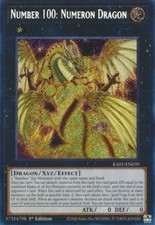 YuGiOh Number 100: Numeron Dragon (V.3) RA01-EN039 Secret Rare Englisch NM 1st