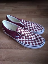 NEU Vans Slip-On Red-White, Gr. 45