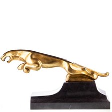 Art Deco massive Bronzefigur
