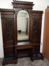 mächtige Gründerzeit Garderobe Neogotik kostenlose Lieferung