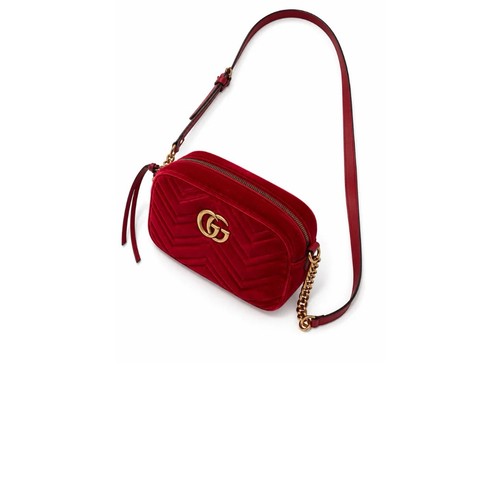 Gucci marmont small aus rotem - aus,
