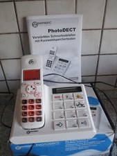 Geemarc Photodect Senioren Telefon Schnurlos große Tasten Photophone