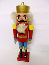 Nussknacker Nußknacker König 34 cm hoch Weihnachten Advent Geschenk Dekoration