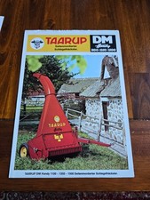 TAARUP Schlegelhäcksler 1350 1500 Traktor Schlepper Prospekt Brochure h