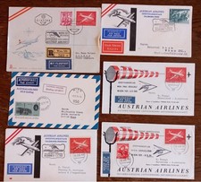 6 schöne Briefe,  Austrian Airlines Flugpost