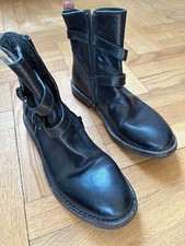 moma damen 37, Stiefelette, Leder, schwarz, Reißverschluss Innenseite
