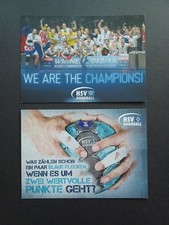 2x Hamburger SV HSV Handball Autogrammkarten Deutscher Meister 12/13 
