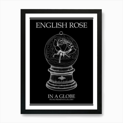 Englische rose globus - englische,