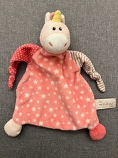 My First NICI Schmusetuch Einhorn Stupsi rosa