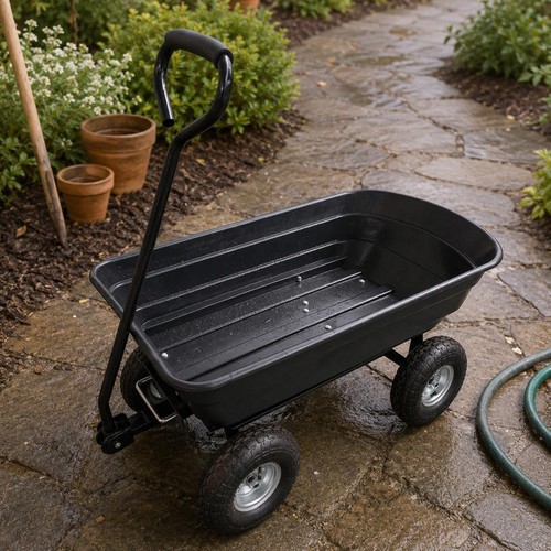 Vier rad gartenwagen - vier-rad,