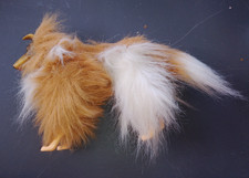 Vintage Lassie Collie Hund - Niedliche Sammler-Figur mit flauschigem Fell