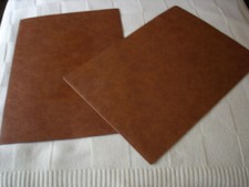 2 ASA Tischsets, braun, 46 x 33 cm, Lederoptik