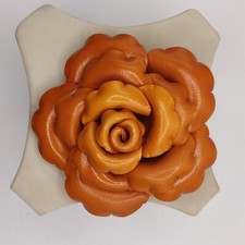 Echtleder buttercotch rose - echtleder,