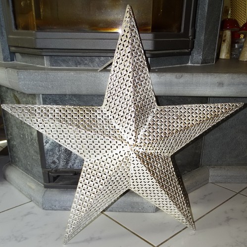 Xxl wanddeko stern 60x60x6cm - xxl, wanddeko-stern