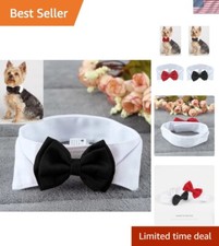 Verstellbare Fliege für Haustiere, Hunde und Katzen, Haustierkostüm, Krawatte...