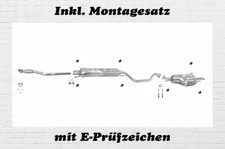 Auspuffanlage für Opel Zafira