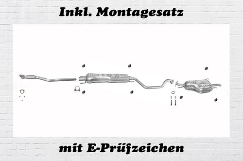 Auspuffanlage für opel - für,
