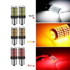2x P21 W BA15S 1156 144SMD LED Blinker Glühlampe 12V Bremslicht Rücklicht Birne~