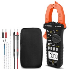 BTMETER Zangenmultimeter Digital Zangenmessgerät TRMS AC DC Stromzange NCV LCD 