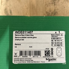 Glasrahmen 2 fach weiss - 3, 2-fach
