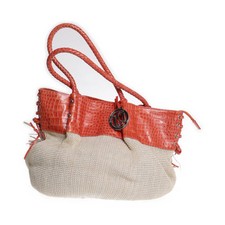 David Jones, Handtasche, Damen, Beige/Orange, 22, 16, 30 cm #AtN