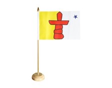 Tischflagge Kanada Nunavut