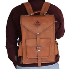 Vintage Leder Rucksack Laptop