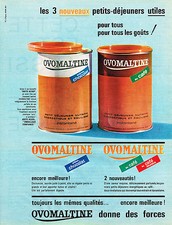 REKLAME WERBUNG 1962 OVOMALTINE Kaffee oder Schokolade Frühstück