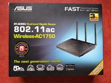 ASUS RT-AC66U Dual-Band Wireless-AC1750 Gigabit-Router  450 Mbit/s 1300 Mbit/s