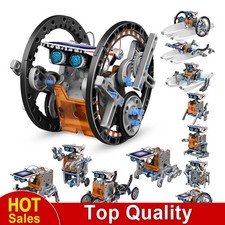 13-in-1 Solar Roboter Set Kinder Bauspielzeug Experimentierkasten Geschenk 