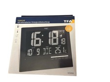 Funk-Wanduhr mit automatischer Hintergrundbeleuchtung, 230 x 185 x 80 mm