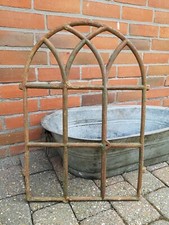 sehr massives Gusseisen Fenster - Stallfenster Anno 1895 - Original Jugendstil