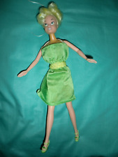 Witzige Barbie Fee Disney Tinkerbell von Simba Toys im grünen Kleid mit Schuhen!