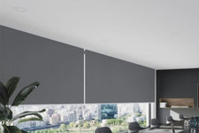 NEU halber Preis! 2 Stück Innenrollo Markise 4 m x 2,2 m grau Innen Beschattung