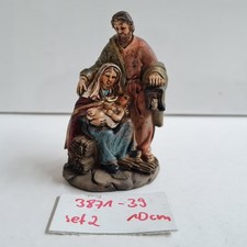 1x Heilige Familie 10cm groß, Maria Josef Jesus, unbenutzt 3871-39 Set 2