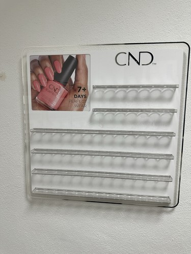 Nagellackregal acryl für cnd - nagellackregal,