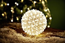 Tarrington House LED-Sakura Ball, PVC, Ø 14.5 cm, 100 LED, 3.6 W, warmweiß