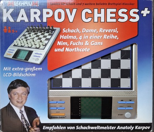 Karpov chess spielecomputer - chess+,